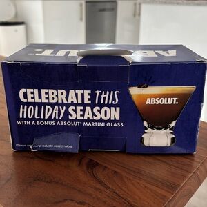 Holiday Martini Glass - Festive Blue